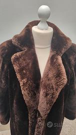 Pelliccia vintage visone marrone anni 80