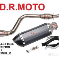 Marmitta honda msx grom18 m3 racing specifico