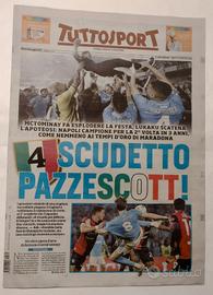 Tutto sport Napoli scudetto 24 maggio 2025