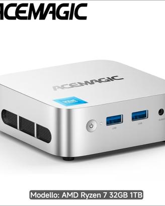 Mini pc AMD Ryzen 7 6800H SSD 1TB RAM 32GB  