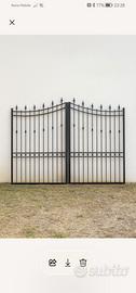 cancello in ferro 3,5 metri apertura 