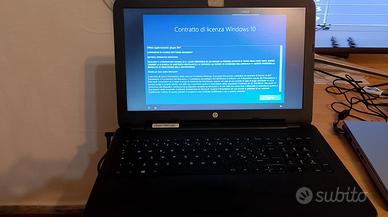 Notebook HP perfettamente funzionante win 10