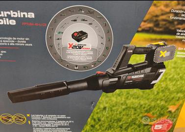 Soffiatore a Batterie 2x20v Parkside NUOVO GARANZI