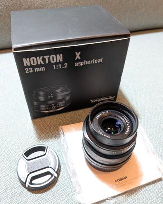 Voigtlander 23mm f/1.2 Fuji X