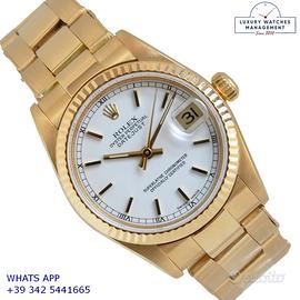 ROLEX Datejust 78278 Medium 31MM white romans dial