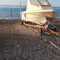 Motoscafo cabinato+carrello