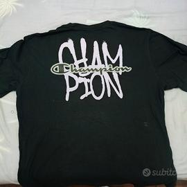 T-shirt Champion Nera ORIGINALE