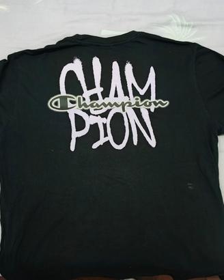 T-shirt Champion Nera ORIGINALE