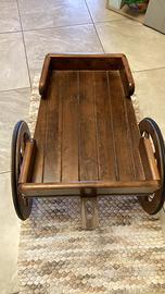 Carretto fioriera o portanoggetti