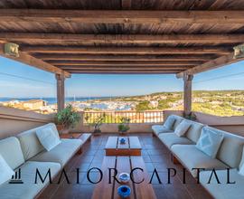 Porto Rotondo | Attico vista mare sue due piani