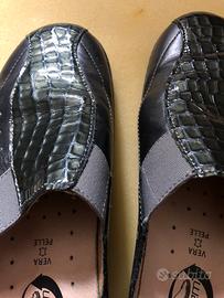 Ciabatte donna in pelle n 39