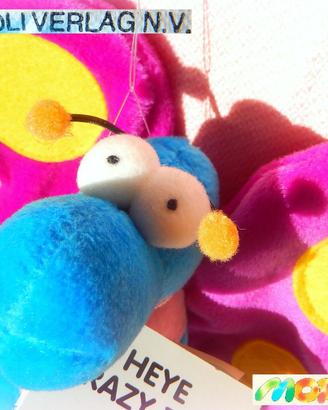 🦋 MORDILLO Peluche FARFALLA 1996 *30 ANNI* Nuovo