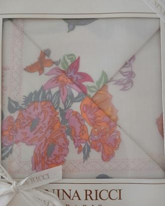 set 4 fazzoletti Nina Ricci Paris cotone 