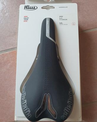 Sella bici selle italia slr titanium 145 nuova