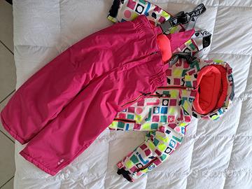 Tuta sci bambina 4/5 anni - cm104/110