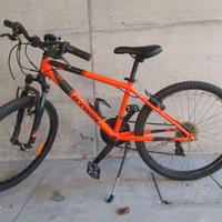 MTB rock rider 500 decathlon - 24'-arancionenera