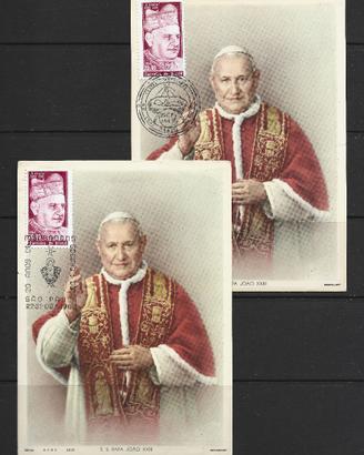 Cartoline maximum Brasile Papa Giovanni XXIII