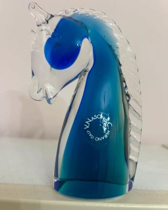 Cavallo vincenzo nason venini Murano firmato sano