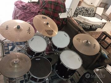 batteria acustica Xdrum set completo