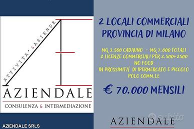 Aziendale - 2 locali commerciali mq 3.500 cadauno