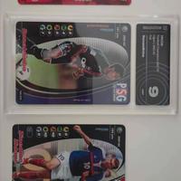 Ronaldinho foil e 2 Zidane blu football champions