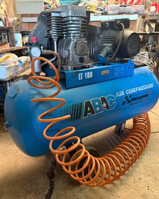 Compressore Aria abac 100 litri 2 hp