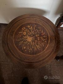 Tavolo Antico Intarsiato dell'800