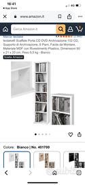 Scaffale porta cd