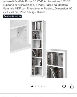 Scaffale porta cd