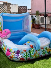 Intex 57447NP Piscina Balena Rosa & Amici