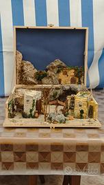 presepe in scatola artigianale 
