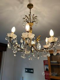 Lampadario in cristallo