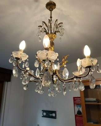 Lampadario in cristallo