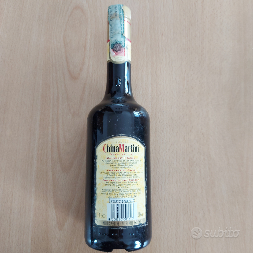 Bottiglia liquore China martini - Collezionismo In vendita a Verona