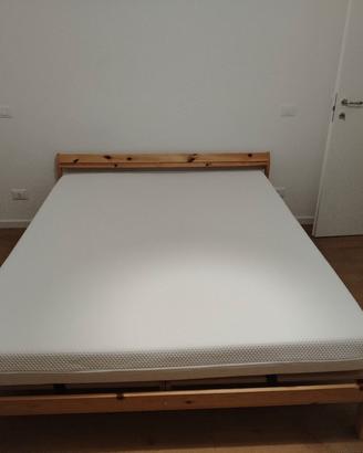 Letto matrimoniale più materasso  sfoderabile