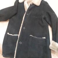 Montone vintage marca Mabrun vera pelle