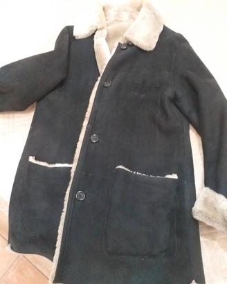 Montone vintage marca Mabrun vera pelle