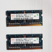 DDR3 SDRAM ram 2GB + 2GB