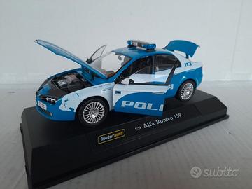 MODELLO ALFA ROMEO 159 POLIZIA PANTERA NO BURAGO