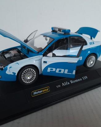 MODELLO ALFA ROMEO 159 POLIZIA PANTERA NO BURAGO