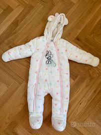 Deliziosa Tuta Neonata Foderata  minnie