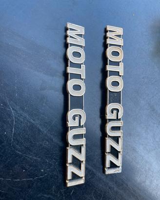 scritte mettaliche Moto Guzzi 850  Le Mans I