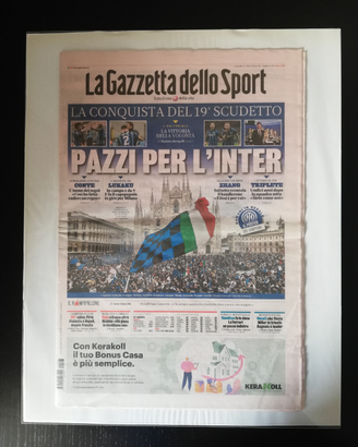 Inter 19 Scudetto Gazzetta Dello Sport