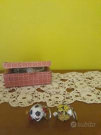Portachiavi a forma di pallone da calcio