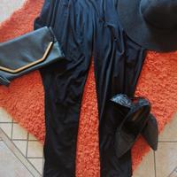 Pantalone donna elasticizzato alla turca