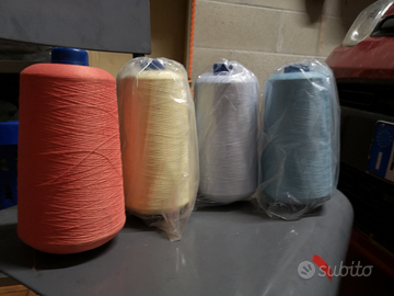 Fili poliestere in fusi grandi