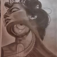 "Eye of soul", disegno iper realistico surrealista