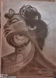 "Eye of soul", disegno iper realistico surrealista