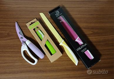 Coltelli e forbice Kreativa Color Collection