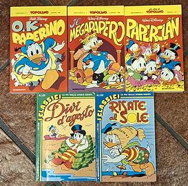 Lotto 5 fumetti Disney – Supplementi Topolino